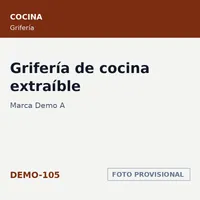 Marca Demo A Grifería de cocina extraíble · SKU DEMO-105 – Image 1