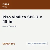 Marca Demo A Piso vinílico SPC 7 x 48 in · SKU DEMO-201 – Image 1