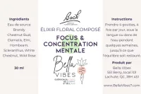 Focus & Concentration Mentale - Élixir composé Fleurs de Bach – Image 2