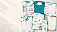 2027 Annual Calendar – Traditional Style Power Pages (Undated) – Image 4