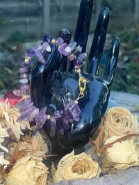 Amethyst chip bracelet – Image 1