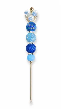 Glitter Poker Sticks NZ | Custom Beaded Craft Tools for Tumblers & Resin – Azure
