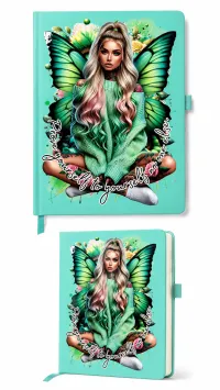 A5 Premade Notebooks – Exclusive Designer Covers | 192 & 240 Page Journals – Prove yourself to yourself no one else (Teal)