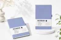 A5 Journal Hard Cover 80gsm 192 Pages – Light Blue