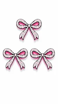 3D Straw Toppers – Add Personality to Every Sip! – Pink Bow & White Daisies
