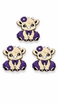 3D Straw Toppers – Add Personality to Every Sip! – Tutu Tan Highland Cow