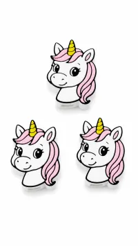 3D Straw Toppers – Add Personality to Every Sip! – Unicorn