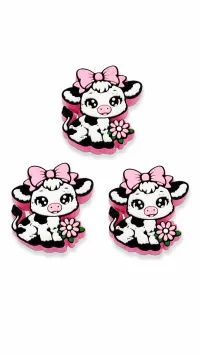 3D Straw Toppers – Add Personality to Every Sip! – Spring Cow