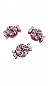 3D Straw Toppers – Add Personality to Every Sip! – Pink peppermint