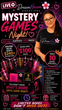DreamHaven Kreations Mystery Games Night Box – Image 1