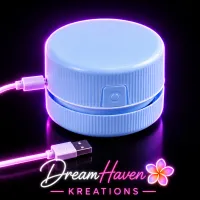 Rechargeable Glitter Vacuum Cleaner – Baby Blue