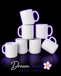 Tumbler & Cups Bundle – 10 Pack Bundles – x10 15oz White Sublimation Mugs