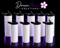 20oz Sublimation Tumbler with Lock Clip Lid (Coming Soon) – Image 1