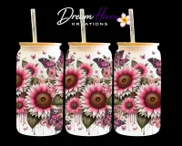 Bold Bloom Glass Tumbler – Bold Bloom 2