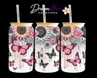 Bold Bloom Glass Tumbler – Bold Bloom 3