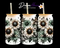 Bold Bloom Glass Tumbler – Bold Bloom 6