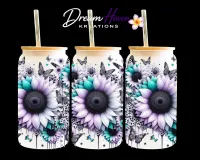Bold Bloom Glass Tumbler – Bold Bloom 7