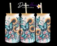 Bold Bloom Glass Tumbler – Bold Bloom 8