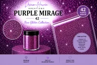 DreamHaven Fine Glitter Collection – Fine Craft Glitter – Purple Mirage 42