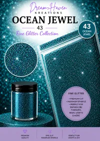 DreamHaven Fine Glitter Collection – Fine Craft Glitter – Ocean View 43