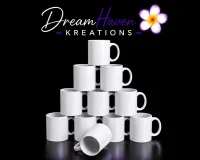 11oz and 15oz Sublimation Ceramic Mugs – 3A High Quality – 11oz White Mug