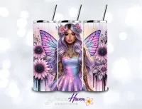 Custom 20oz Sublimation Tumbler – Fairy 1