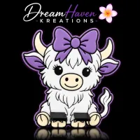 3D Printed Phone Holders & Stands | Made to Order – Highland Cow 1