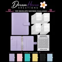 A5 100 Envelope Savings Challenge Binder | Budget Savings Challenge – Image 1