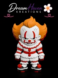 3D Printed Can Opener Keychain | Nail Saver | Cute Soda Can Opener – Scary Clown