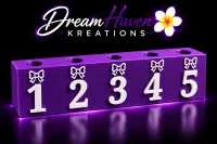 3D Live claim accessories – Numbered Pen Holder Display (holds 5)