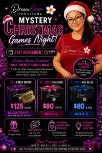 Mystery Christmas Games Night 2026 – Adult & Kids Mystery Boxes – Image 1
