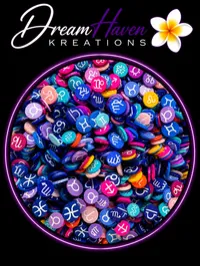 Clay Pieces – Decorative Craft & Tumbler Mix-Ins – Zodiac Dreams , 25grams