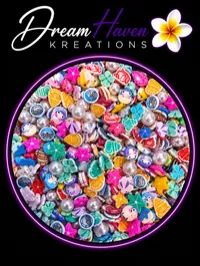 Clay Pieces – Decorative Craft & Tumbler Mix-Ins – Treasures of the Sea , 25grams