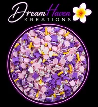 Clay Pieces – Decorative Craft & Tumbler Mix-Ins – Butterfly Wishes, 25grams