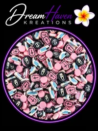 Clay Pieces – Decorative Craft & Tumbler Mix-Ins – Pretty Deadly , 25grams