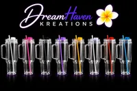 40oz Acrylic Snowglobe Tumbler – (1182ml) – Image 1