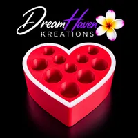 Mini 3D Pen Holder Displays – Round, Bow & Heart – Image 4