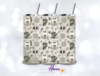 Halloween Themed 20oz Tumblers – Spooky 8