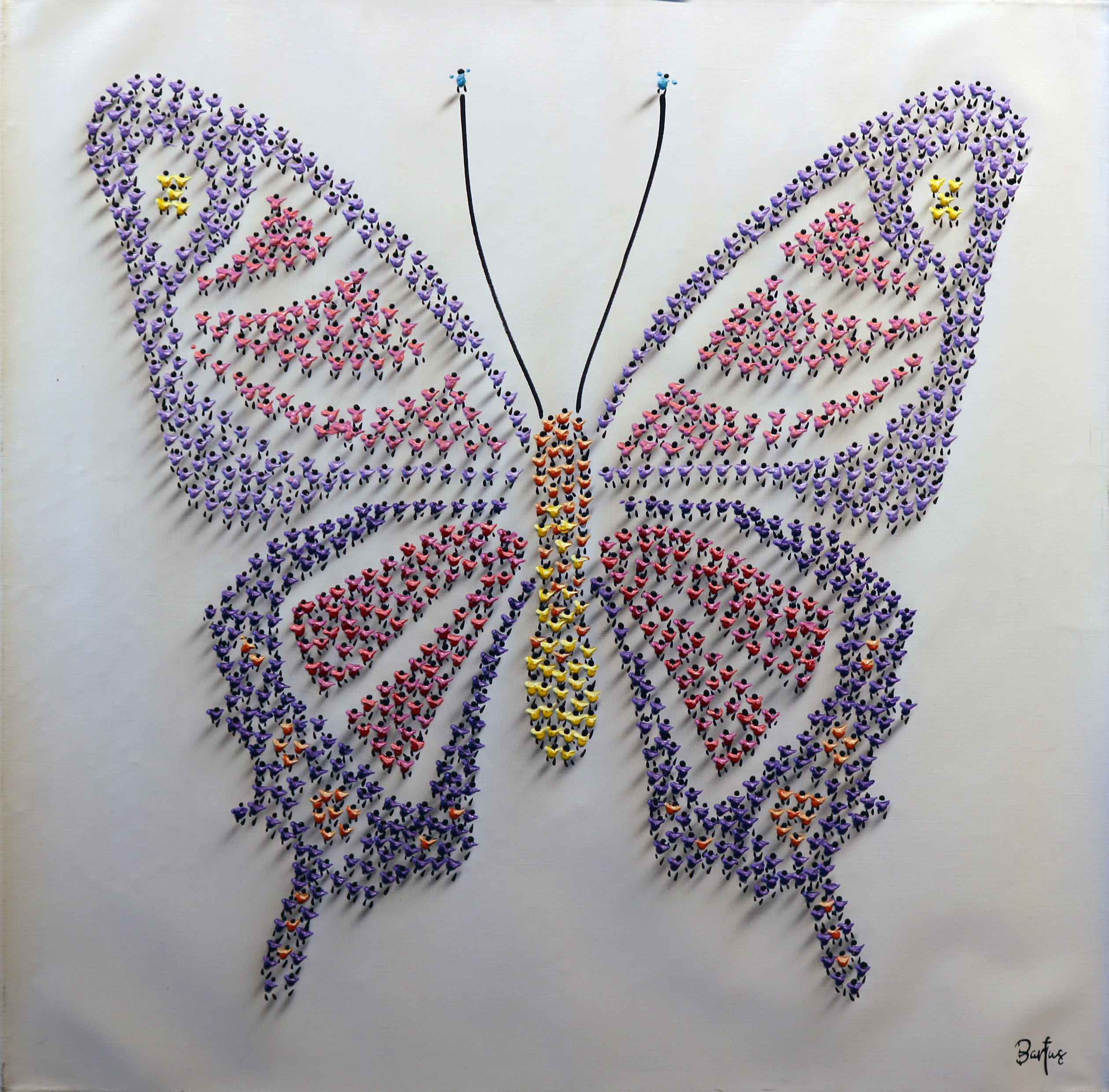 Bartus - Untitled Butterfly – Image 1