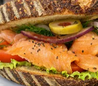 Smoked Salmon Sandwich – Image 1