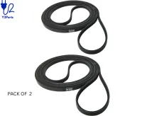 Y2PARTS 341241 Dryer Drum Belt Replacement for Whirlpool Kenmore Maytag Dryers Pack of 2 WP341241 – Image 1