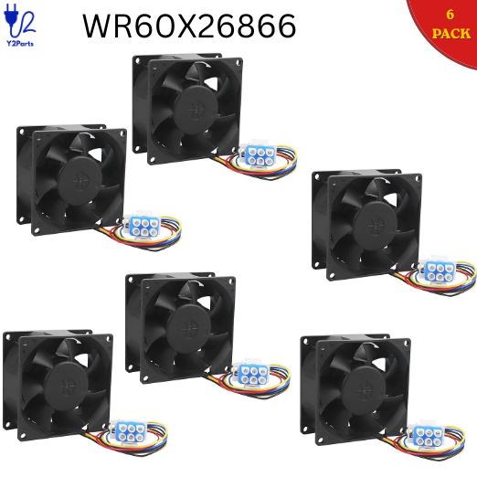 Y2PARTS WR60X26866 Refrigerator Evaporator Fan Motor Replacement for GE Hotpoint Refrigerators – Image 3