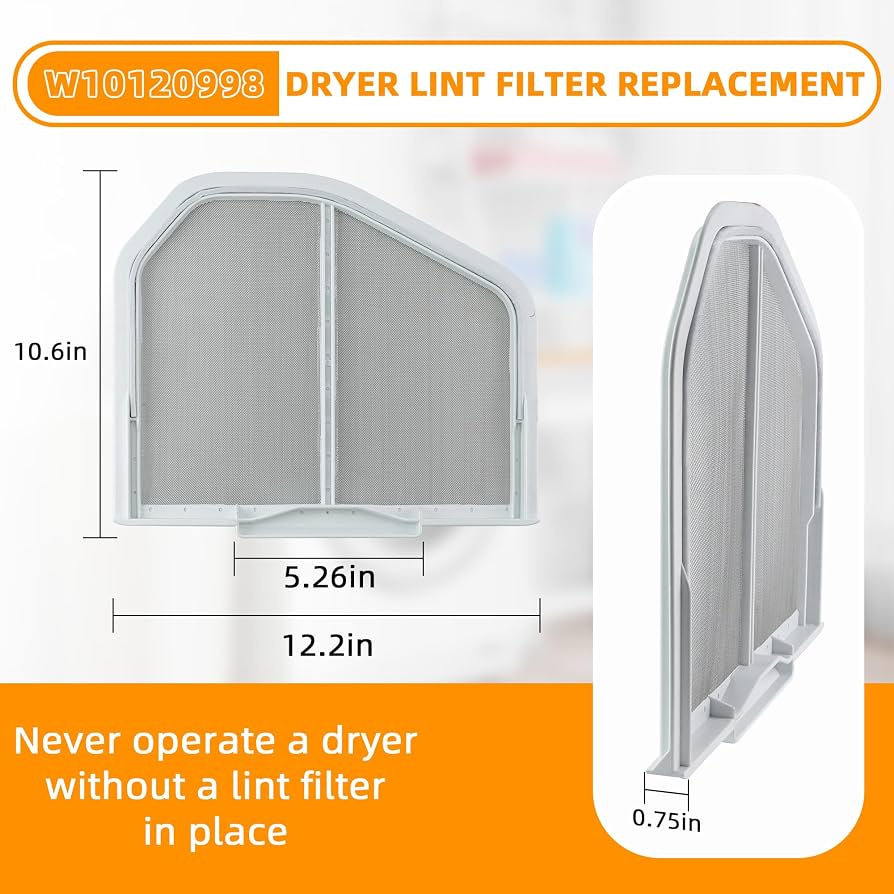 Y2Parts W10120998 Dryer Lint Screen Filter Replacement 2PK – Image 4
