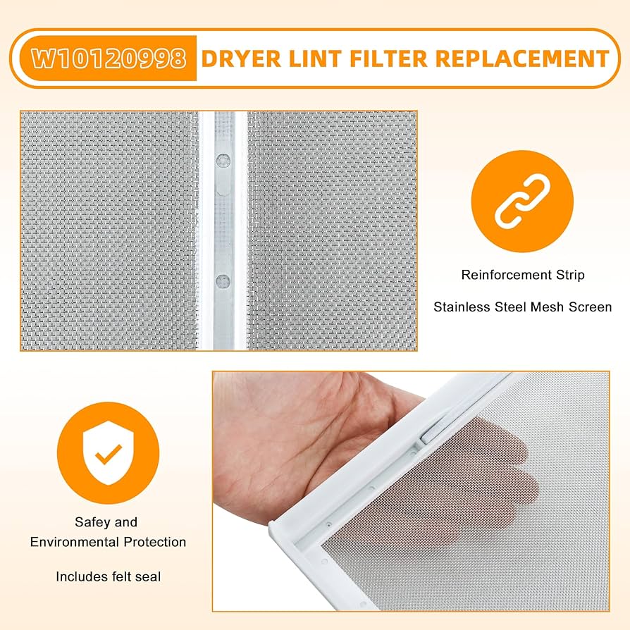 Y2Parts W10120998 Dryer Lint Screen Filter Replacement 2PK – Image 3