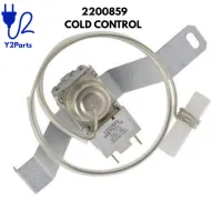 Y2Parts 2200859 Refrigerator Cold Control Thermostat, Compatible with Select Whirlpool Refrigerators, Replaces WP2200859 – Image 1