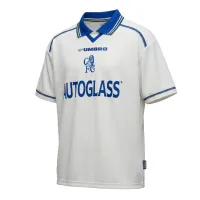 UMBRO 1999-2000 CHELSEA FC AWAY RETRO JERSEY AUTOGLASS – Image 1