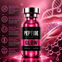 GLOW (BPC-157 / GHK-CU / TB-500)10mg/50mg/10mg/mL (3mL) - Lyophilized – Image 1