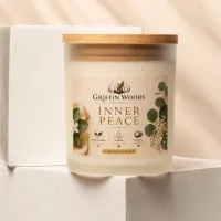 Inner Peace Candle – 8 Oz Calming Scented Candle – Image 1