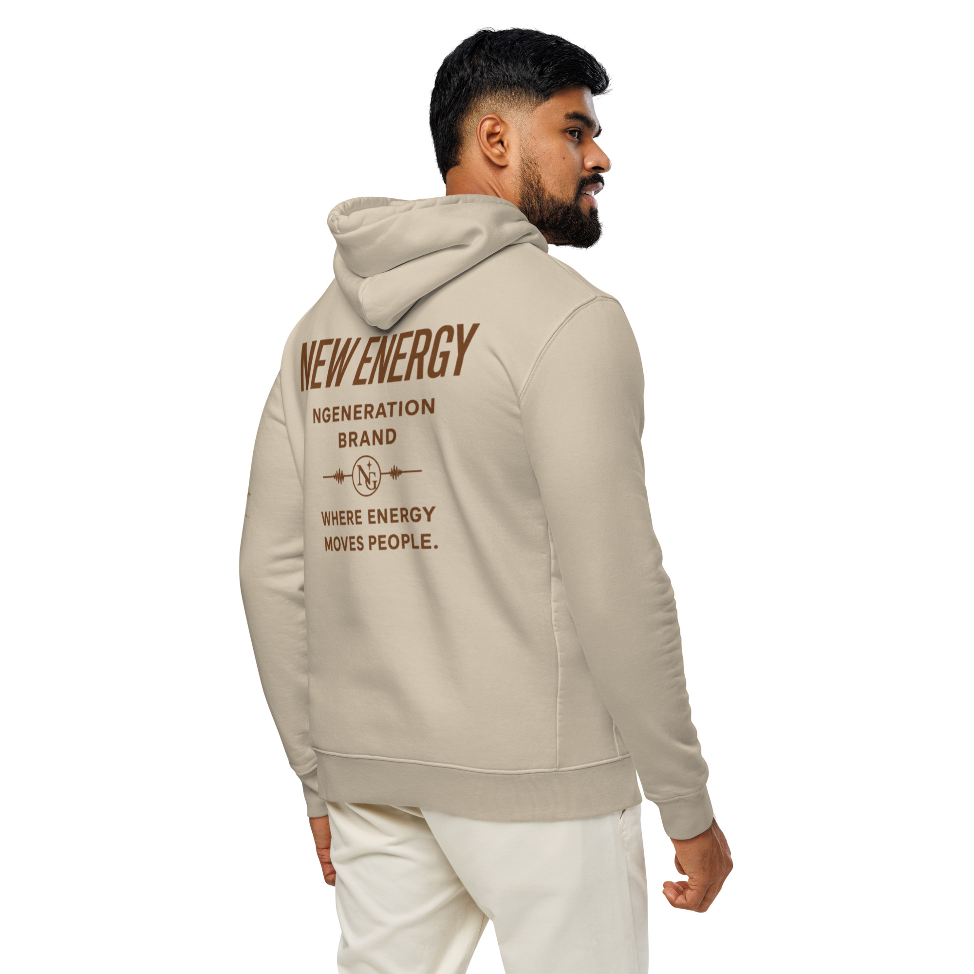 New Energy (Unisex essential organic hoodie) – Image 12