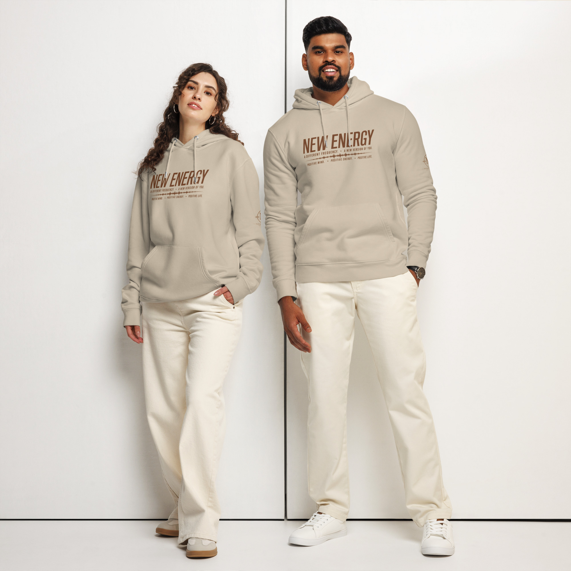 New Energy (Unisex essential organic hoodie) – Image 9